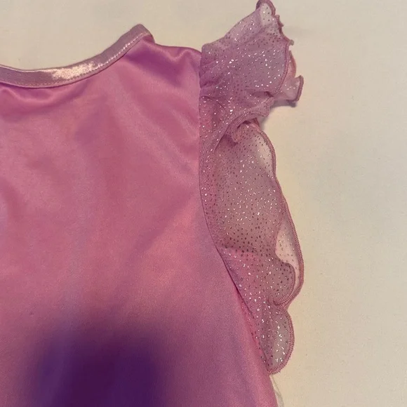 Disney Girls' Pink Princess Nightgown with Yellow & Purple Accents - Picture 7 of 7